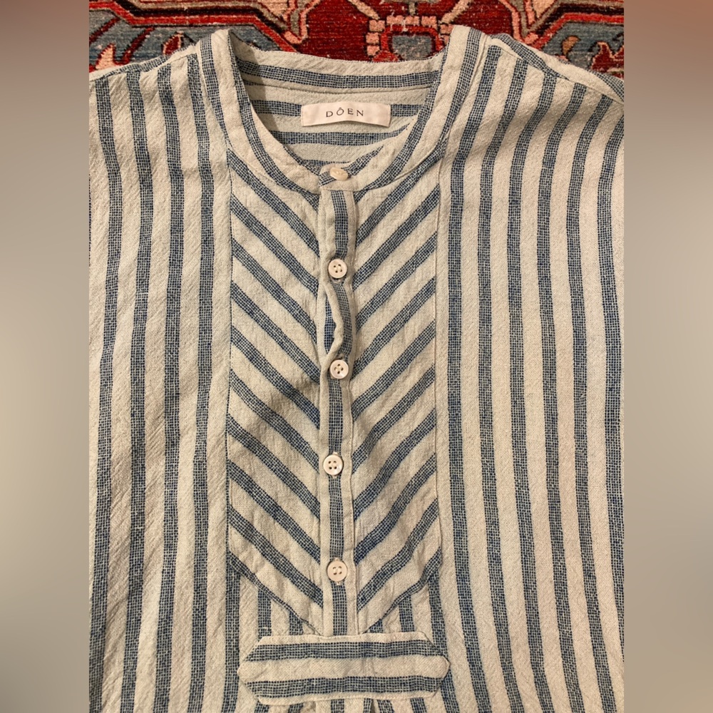 DÔEN Starboard Raw Silk Top - Picture 4 of 8